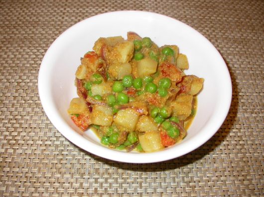 aloo mattar curry